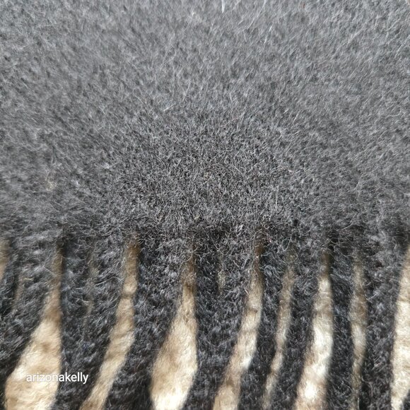 NWOT Royal Alpaca Scarf {{{{SOFT & LUX}}}} Black - Picture 4 of 13